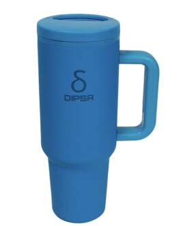 40oz Matte Azure Vacuum Tumbler